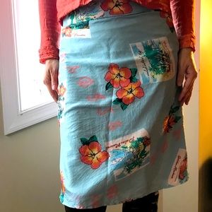 Esprit Collection Floral Silk Skirt